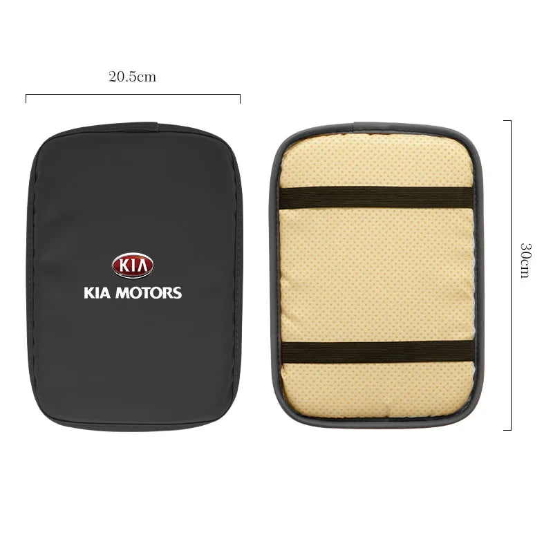 KIA Car Armrest Cover Cushion Armrest Box Protective Pad For KIA EV6 Stinger RIO Sorento Picanto Ceed Borrego Syros K4 K5 K8 K9