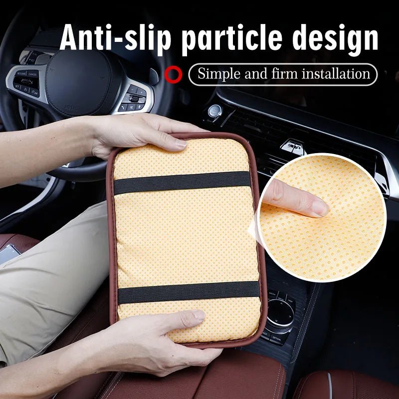 KIA Car Armrest Cover Cushion Armrest Box Protective Pad For KIA EV6 Stinger RIO Sorento Picanto Ceed Borrego Syros K4 K5 K8 K9