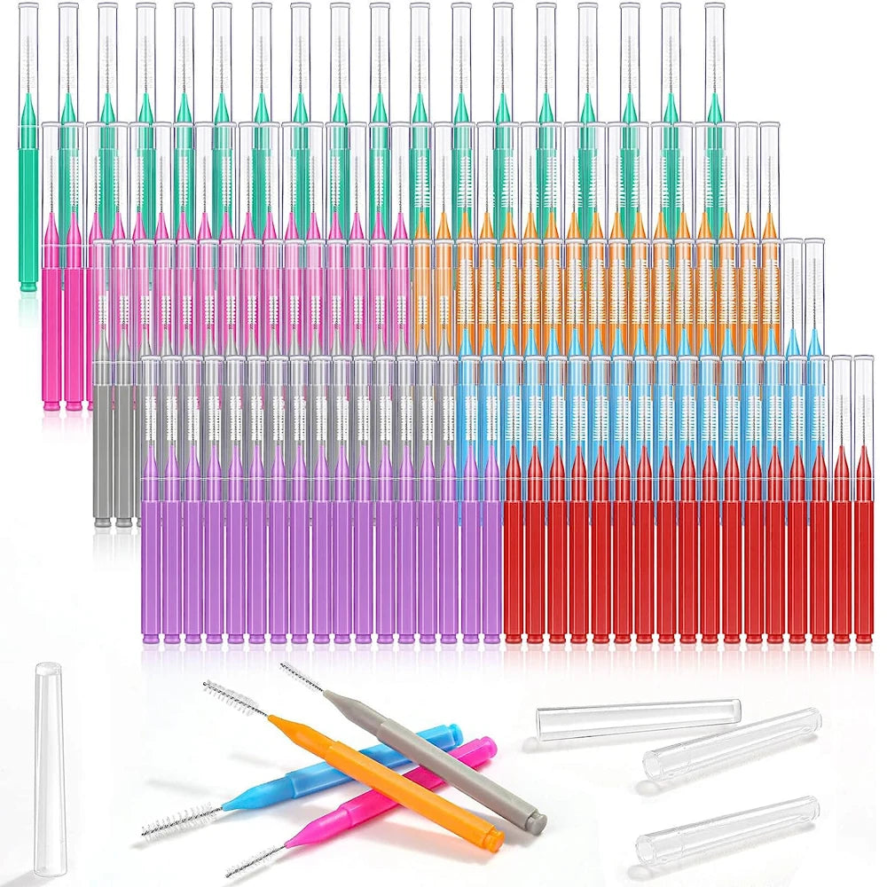 30Pcs Orthodontics Braces Interdental Brushes Clean Between Teeth Toothbrush Dental Teeth Brush Cleaning Oral Hygiene Care Tool