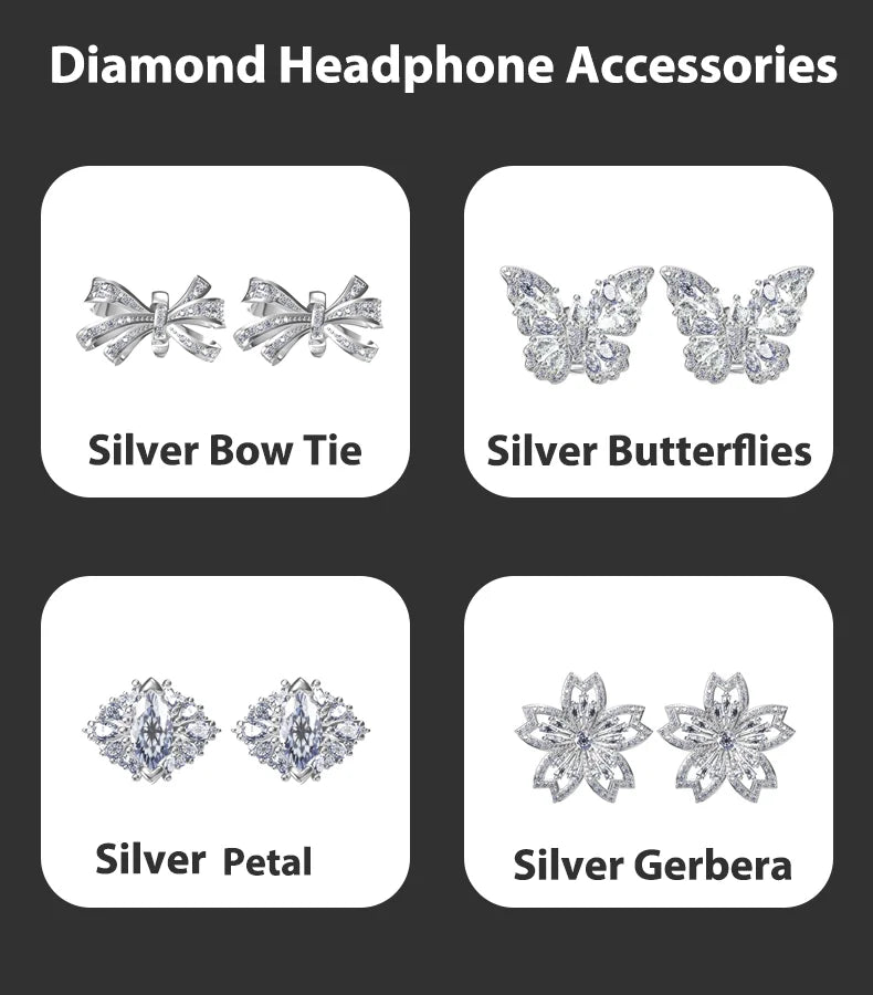 HYUNDAI HY-C02 Ear Clip Screen Display Earphones Wireless Bluetooth Headphones  Mic High Sound Stereo Sound Earbuds