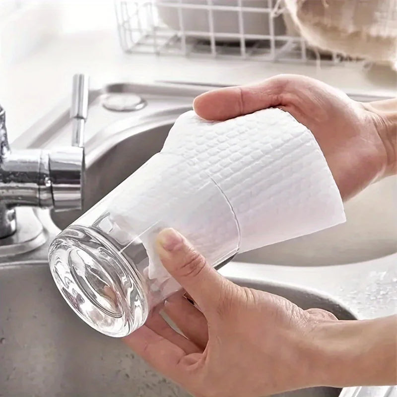 400 rolls of pure white kitchen paper towels: anti stick, durable, reusable - an ideal choice for cleaning and wiping