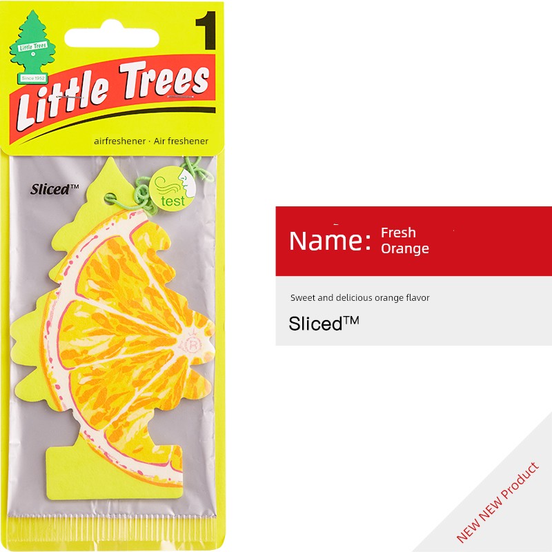 American Small Tree Jasmine Scented Green Tea Car Aromatherapy High-End Car Essential Oil Perfume Pendant Interior Decoration Supplies Car Interior Lasting Suit