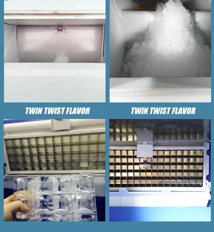 Custom Ice Cube Machine Automatic Ice Maker Machine Industrial Ice Making Machine High Efficiency