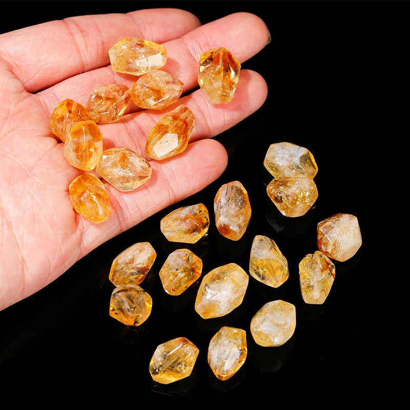 1 Pc Natural Golden Quartz Citrine Irregular Shape Bead Random Size For Jewelry Making Diy Necklace Bracelet Earrings Accessory