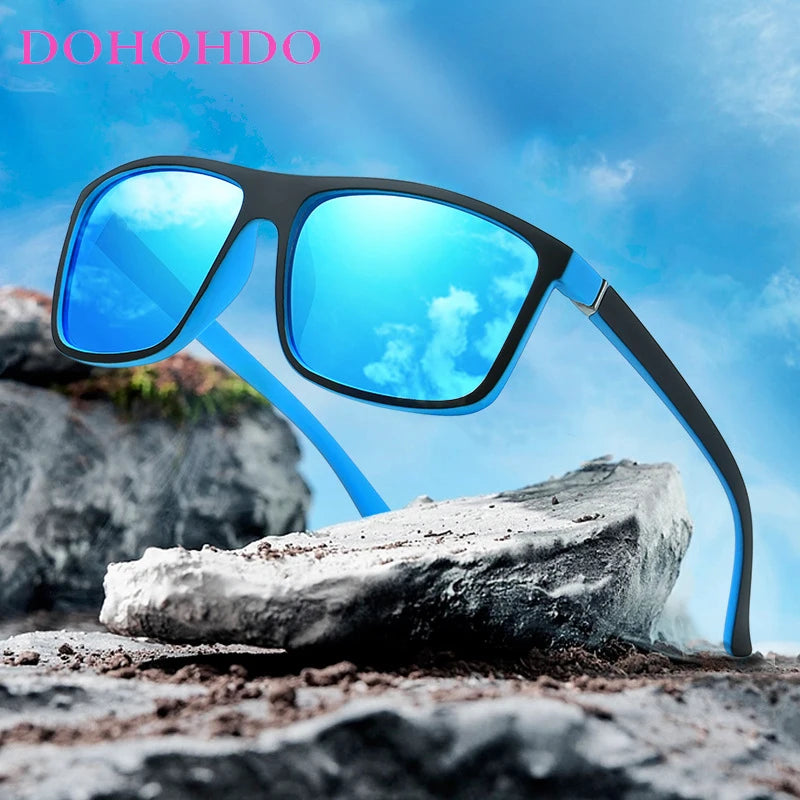 2023 Luxury Square Vintage Polarized Sunglasses For Men Women Fashion Travel Driving Anti-glare Sun Glasses Male Eyewear UV400