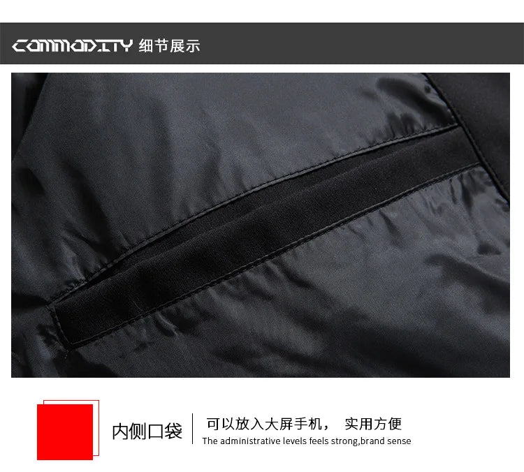 Down Jacket Man Long Men's Puffer Jacket Winter Coats For Men Duck Down Jacket Men Parkas Overcoat Padded Cold Clothes Feather