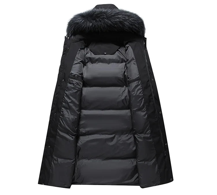 Down Jacket Man Long Men's Puffer Jacket Winter Coats For Men Duck Down Jacket Men Parkas Overcoat Padded Cold Clothes Feather