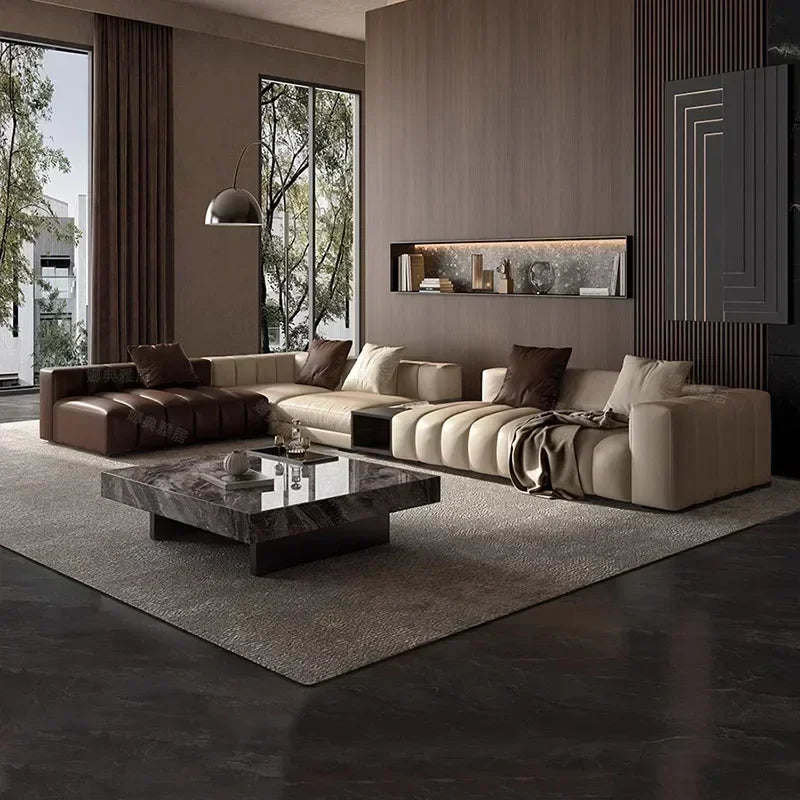Modern Cheap Sofa Large Lounge Brown Comfortable European Designer Loveseat Sofa  Daybed Reading Salon Meuble Home Furniture