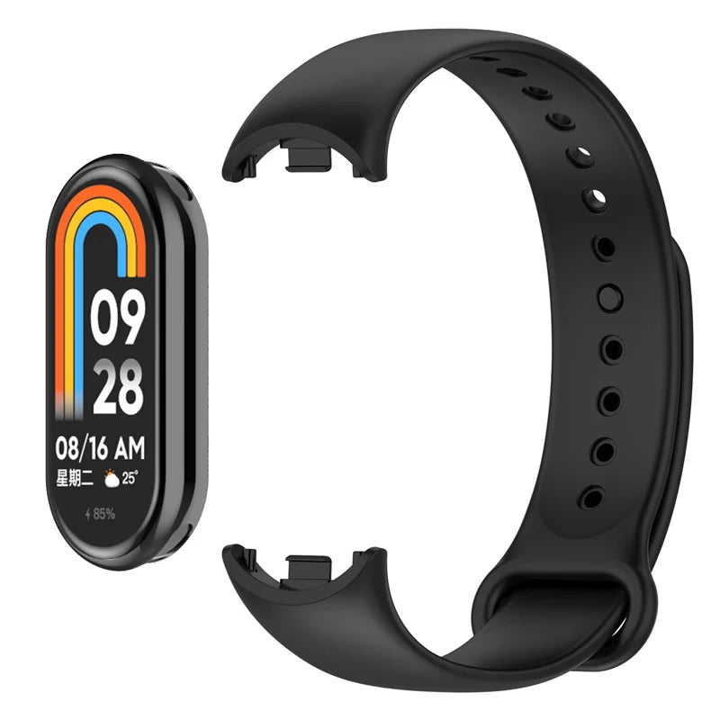 Bracelet for Mi band 8 Strap Silicone Straps For Xiaomi Mi Band 8 NFC Replacement Wristband for Miband 8 Smartwatch Accessories