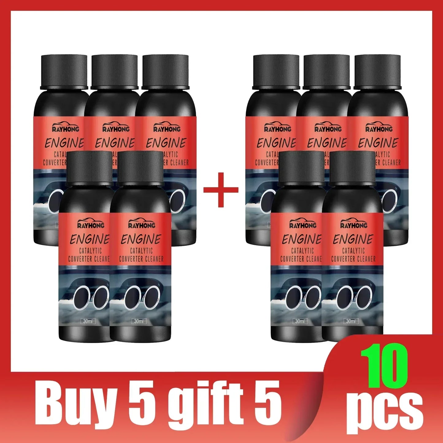 Car Engine Protection Catalytic Converter Cleaner Deep Cleaning Engine Carbon Deposit Reduce Fuel Consumption