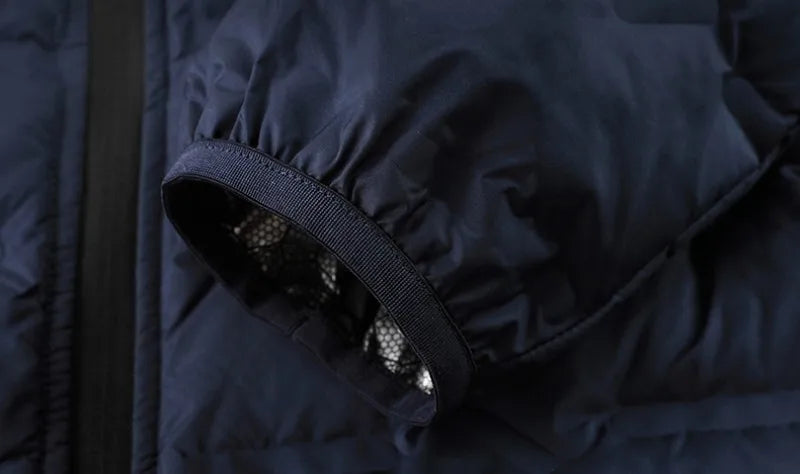 Men Winter New White Duck Down Jacket Warm Thick Stand Collar Windproof Puffer Jacket High Quality Waterproof Jacket Male 8XL