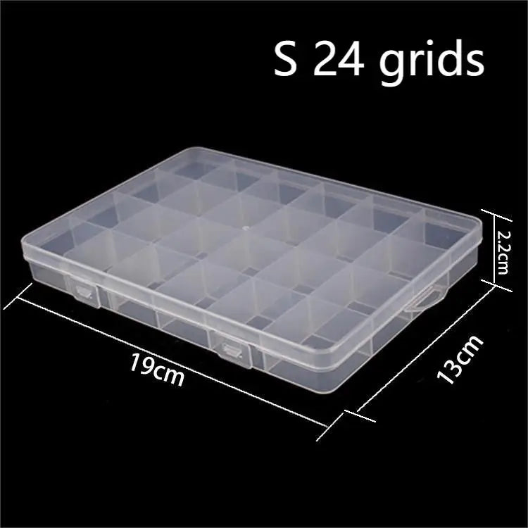 Mini Plastic Rectangular Storage Box Translucent Packing Box Dustproof Durable Strong Jewelry Case Container Home Storage