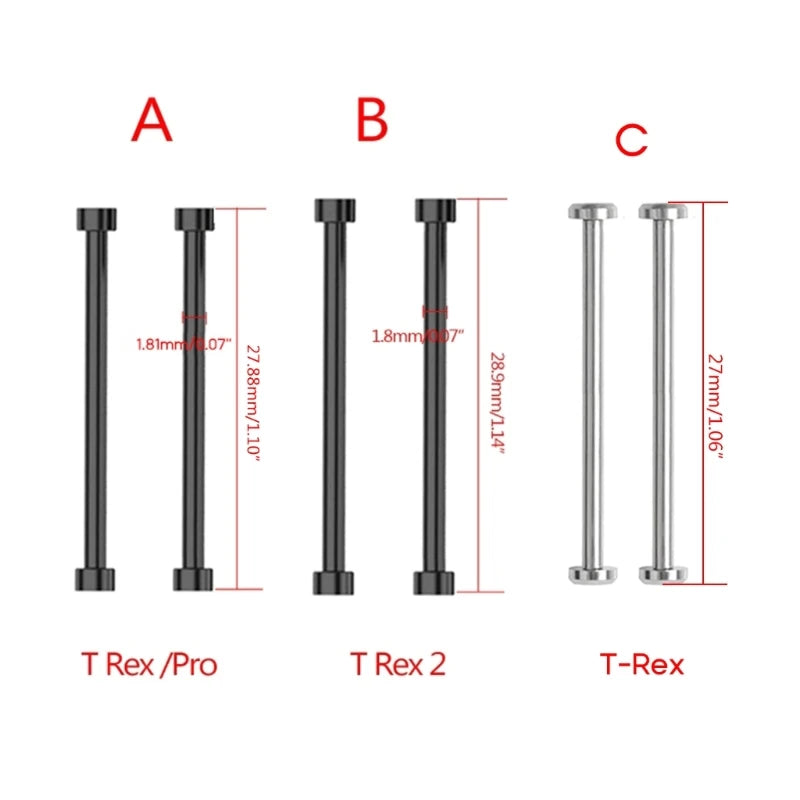 1 Set For Amazfit T-Rex /T-Rex Pro/T Rex 2 Watch Band Connector Screw Tool Rod Metal Adapter Pin Screwdrivers Accessories