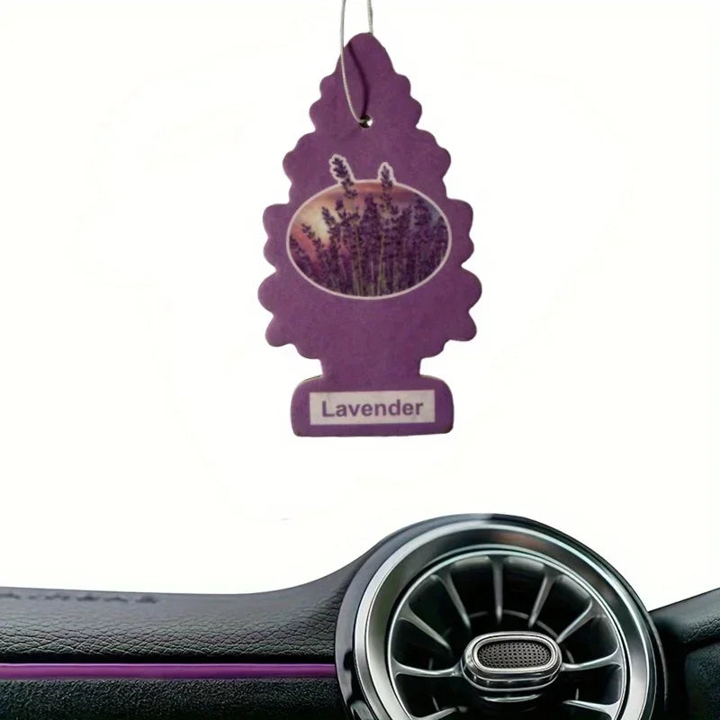 5-10Pcs YXYDFDC Car Air Freshener Natural scented tea paper Auto Hanging  perfume fragrance christmas tree car