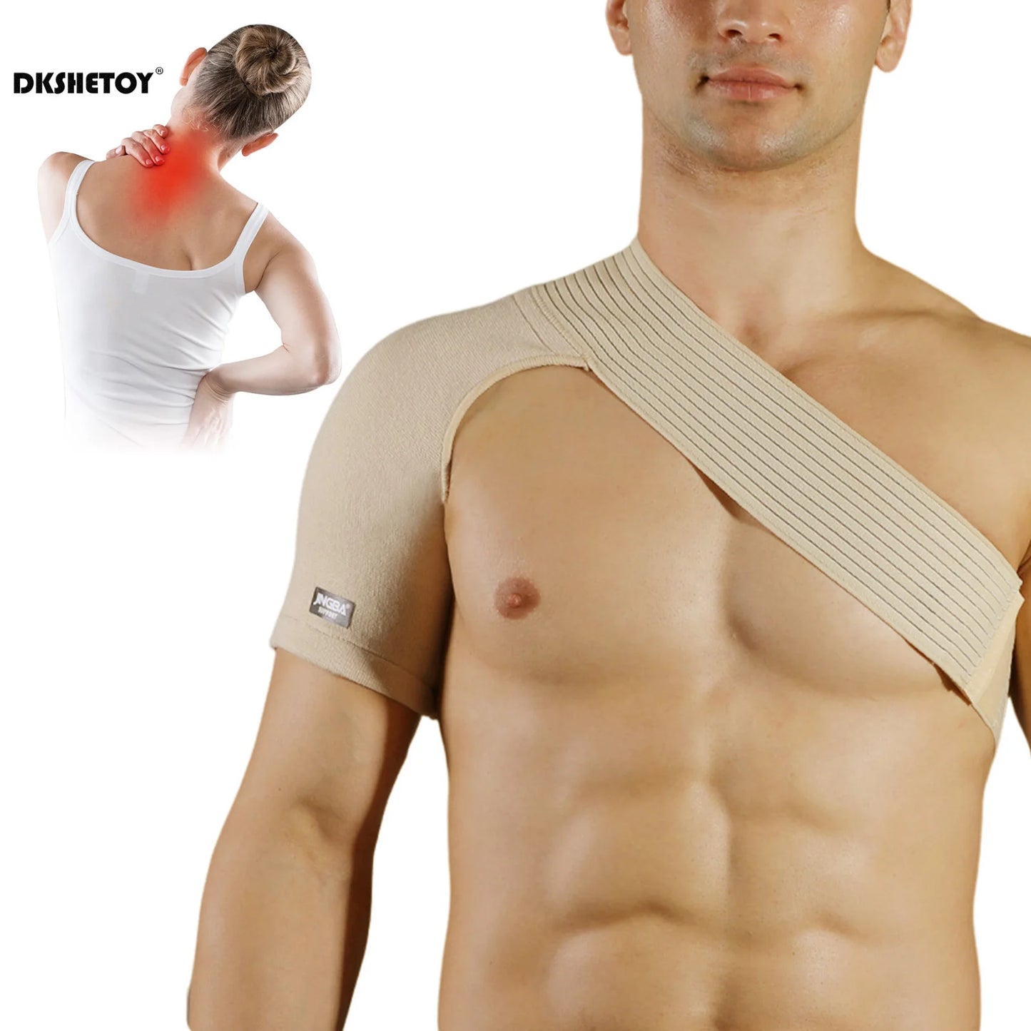 Adjustable shoulder strap Support Brace for Torn Rotator Cuff Sports Shoulder Protective belt Neoprene Support Back Bandage