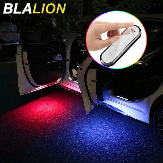 BLALION Led Car Door Light Car Interior USB Rechargeable Wireless Magnetic Switch Night Lamp LED Car Door Signal Welcome Lights