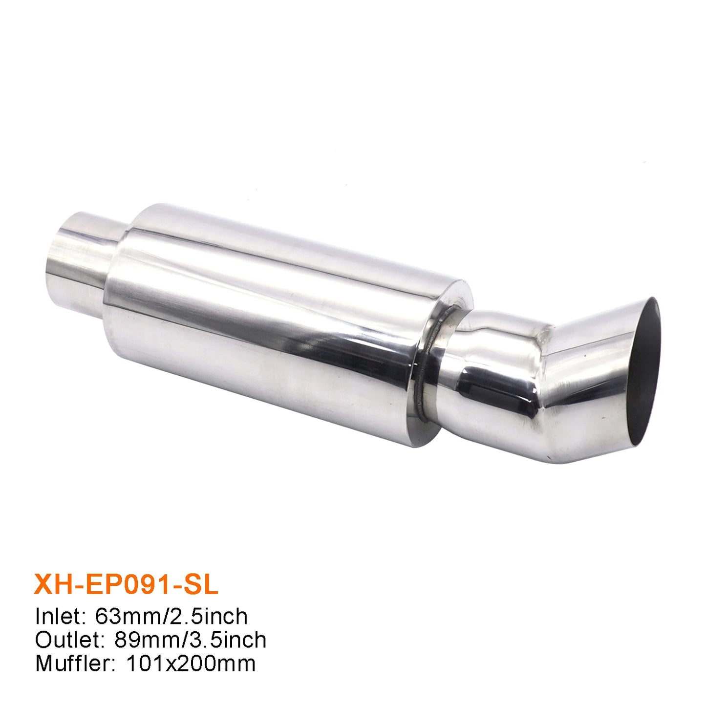 Exhaust Tip Car Escape Exhaust Systems 63MM Auto Racing Sport Muffler Turbo Sound Boost Tips Modification Accessories 2.5Inch