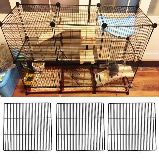 DIY Small Pet Pen Fence Bunny Dogs Cage Fence Puppy Playpen Fence For Indoor Out Door Animal