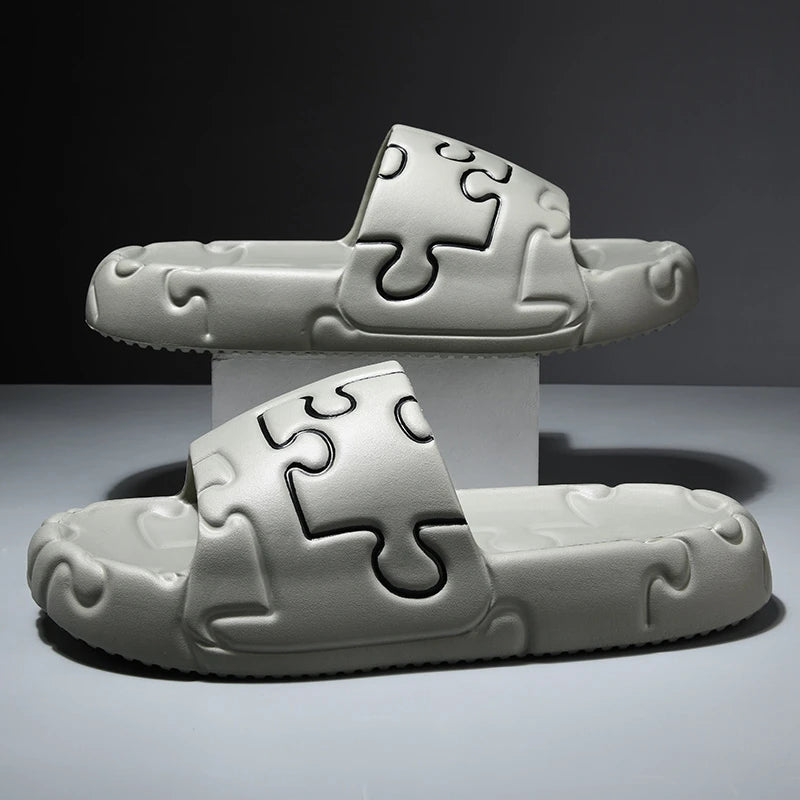 Platform Men Slippers Soft Slippers EVA Women's Slippers Fashion Flip Flops Outdoor Shoes Summer Casual Couple Slippers