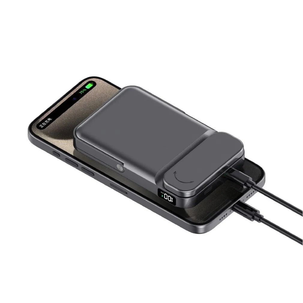 3 in 1 Magnetic Power Bank 22.5W Fast Charging Power Bank 10000mAh Wireless Portable Charger For iPhone 12-17 For AirPods Watch
