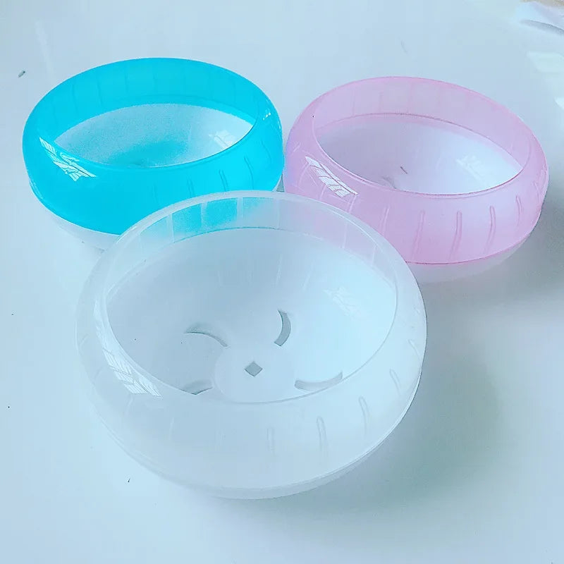 Hamster Wheel Silent Small Pet Exercise Wheel Plastic Running Disc Toy for Hamster Cage Small Pet Sports Wheel Pet Accessories