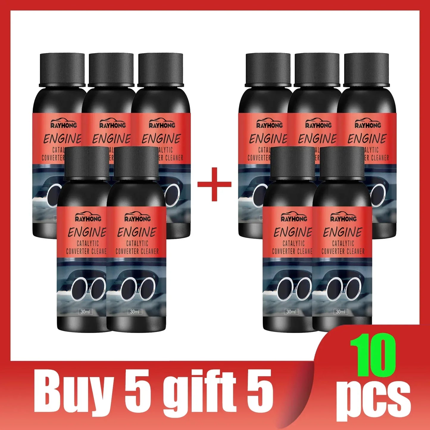 Car Engine Protection Catalytic Converter Cleaner Deep Cleaning Engine Carbon Deposit Reduce Fuel Consumption