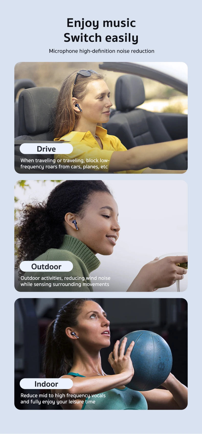 Erazer XT90 PRO Bluetooth 5.4 Earbuds Wireless Earphone Waterproof Headsets HIFI Sound Bass Quality With Mic Headphones