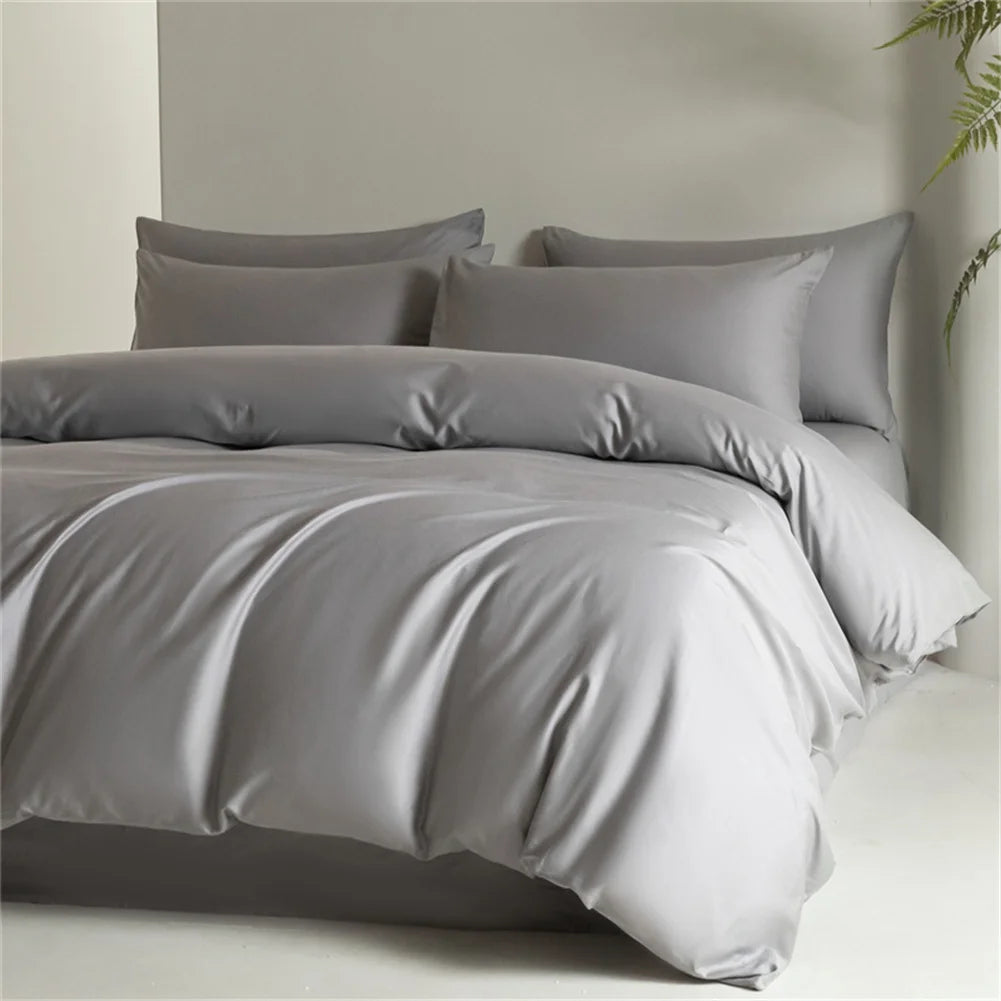 Svetanya 100% Egyptian Cotton Bedding Sets Bed Linens Ru Europe Queen King Family Size Sheet Duvet Cover Pillowcase Solid Color