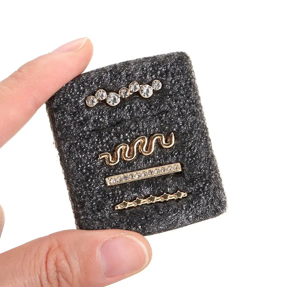 Metal Diamond Bracelet For Apple Watch Band Wristbelt Charms Watch Band Ornament Decorative Ring For Smart Watch Band