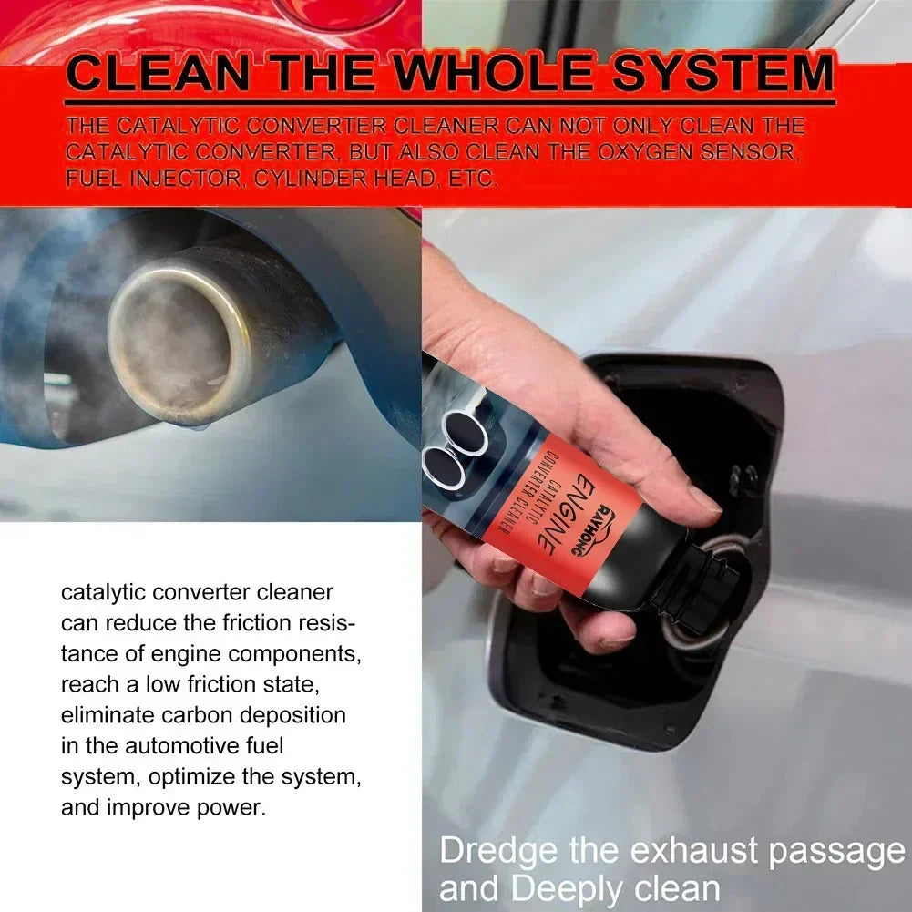 Car Engine Protection Catalytic Converter Cleaner Deep Cleaning Engine Carbon Deposit Reduce Fuel Consumption