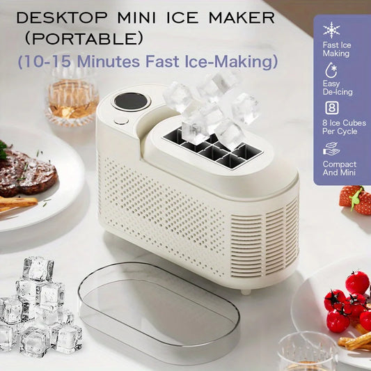 Mini Ice Maker Machine Portable Countertop Ice Cube Maker for Home Office Camping Car RV Small Ice Making Machine 12V 220V