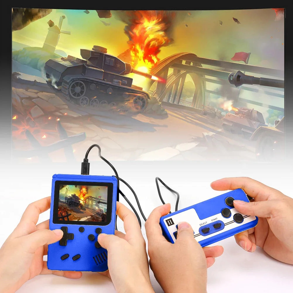 3 Inch Screen Handheld Game Console Play on TV 400/500/800 Games Retro Handheld Games Console Best Birthday Gift for Girls Boys