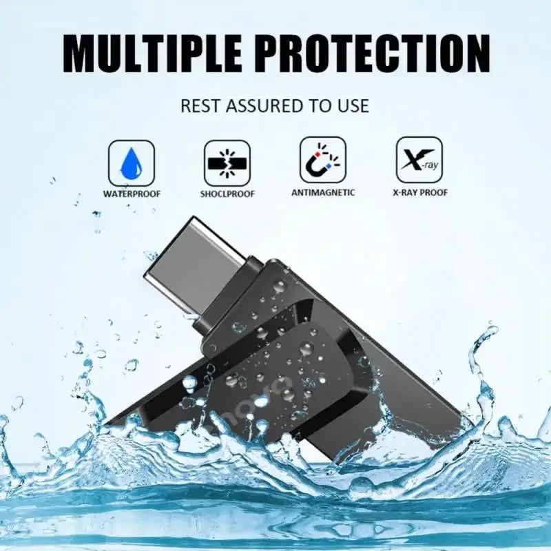 Lenovo 2TB 3.0 Metal Usb Flash Drive 1TB Pen Drive High Speed Memory Stick 512GB U Disk Pendrive 3.0 Memoria Usb Free Shipping