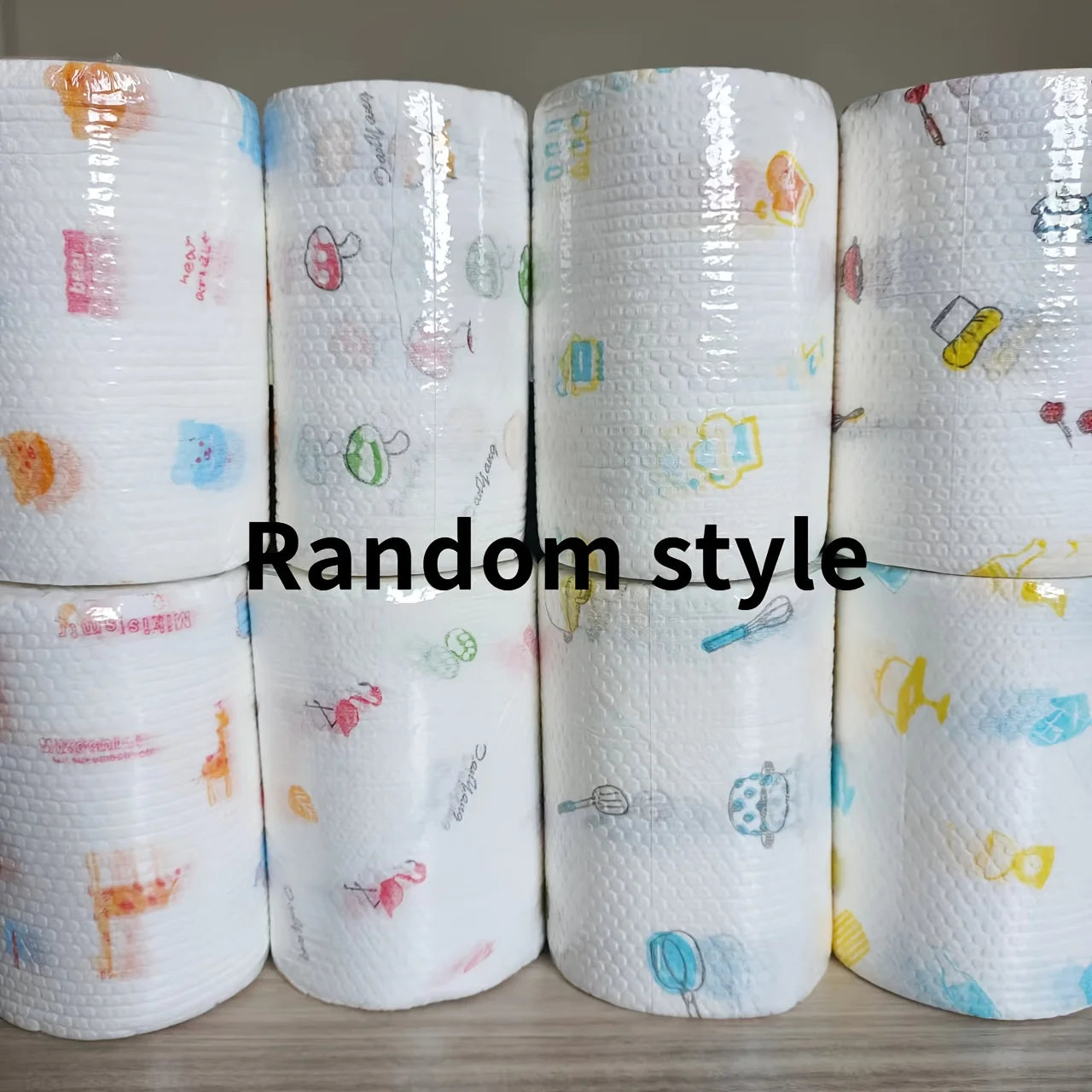 Roll Lazy Cloth Disposable Kitchen Wet Dry Dual-use Household Cleaning Special Paper Household Dishwashing Cloth Tissue