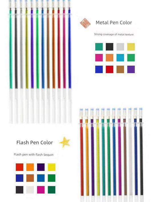 100 Color Stroke Key Fluorescent Metal Multi-Purpose Refill