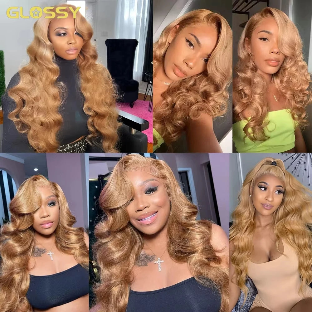 Lafino Body Wave Wig Honey Blonde Wig Human Hair 13x6 Lace Hd 13x4 Lace Front Wig Human Hair Loose Body Wave Brazilian For Women