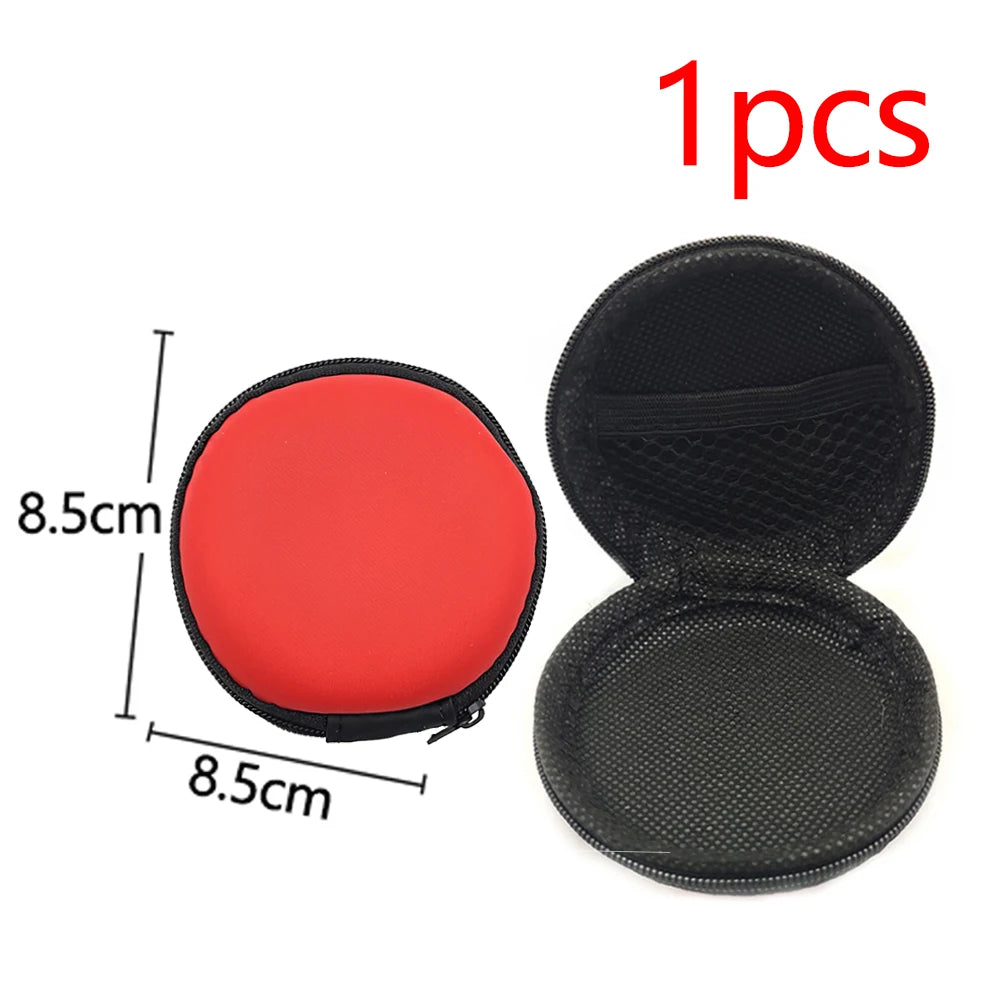 Earphone Data Storage Bag Oval Square Rectangle Cable Organizer Bags Mini Zipper Pouch Tech Gadgets Portable Charger U Disk Case