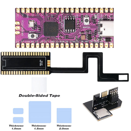 8PCS Raspberry Pi Pico Kit For NGC Picoboot FPC Flex Cable With SD2SP2 Pro Adapter GC2SD For Gamecube NGC Game Console DOL-001