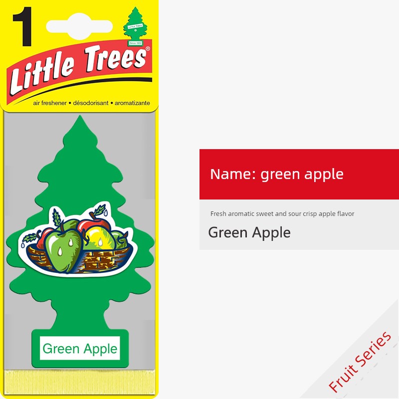 American Small Tree Jasmine Scented Green Tea Car Aromatherapy High-End Car Essential Oil Perfume Pendant Interior Decoration Supplies Car Interior Lasting Suit