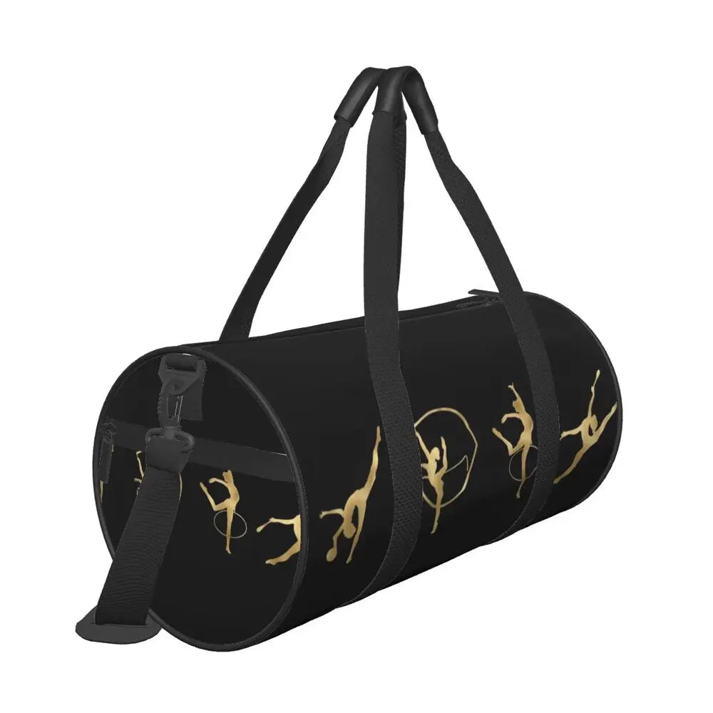 Rhythmic Gymnastics Gym Bag Dace Girl Luggage Sports Bags Men Women Custom Gym Accessories Novelty Fitness Bag Portable Handbags