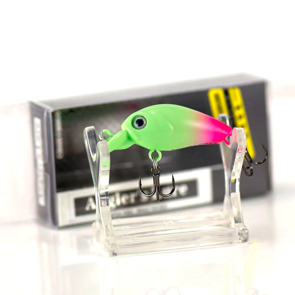 Plastic Hard Lures 36mm 1-3/8" 4.3g 1/8 oz. Sinking Crankbaits, Fishing Baits, Crankbait,  Wobblers, Plug, Freshwater Fish Lure