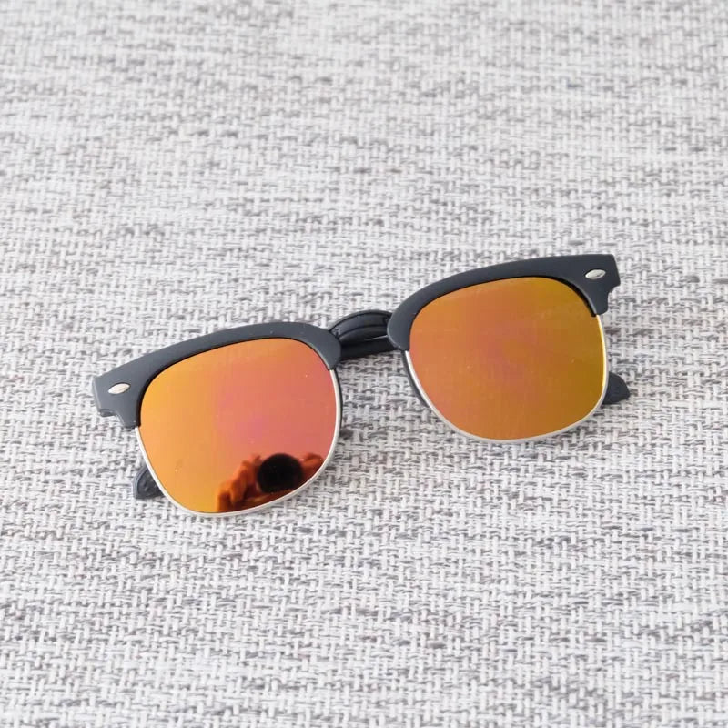 New Children Fashion Sunglasses Girl Decorative Rice Nail Round Form Sun Glasses Boys Outdoor Shading Eyewear UV400 Gafas De Sol