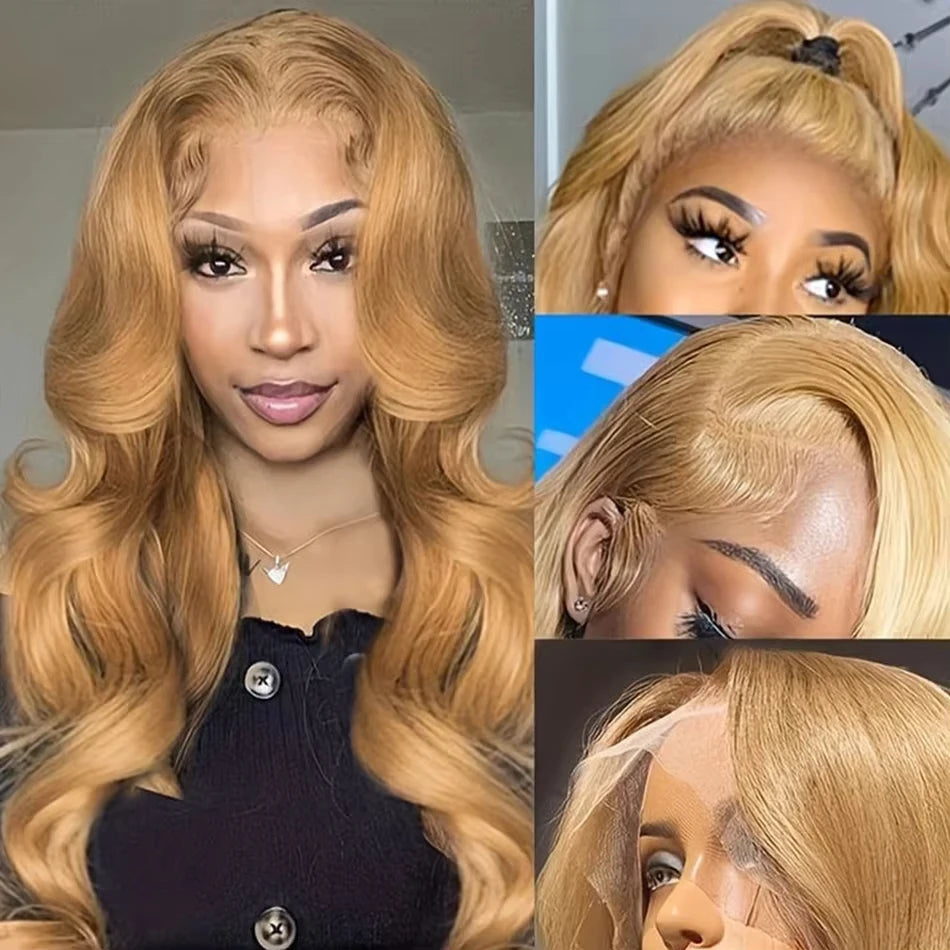 Lafino Body Wave Wig Honey Blonde Wig Human Hair 13x6 Lace Hd 13x4 Lace Front Wig Human Hair Loose Body Wave Brazilian For Women