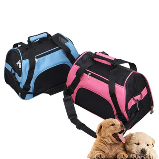 Portable Dog Cat Carrier Bag Pet Puppy Travel Bags Breathable Mesh Small Dog Cat Dogs Outdoor Tent Carrier Outgoing Pets Handbag