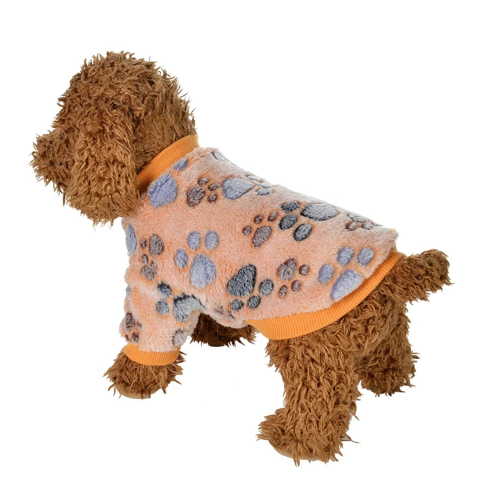 Winter Dog Clothes for Small Medium Dogs Soft Warm Pet Fleece Vest Shirt Puppy Cat Coats Sweater Chihuahua French Bulldog Jacket