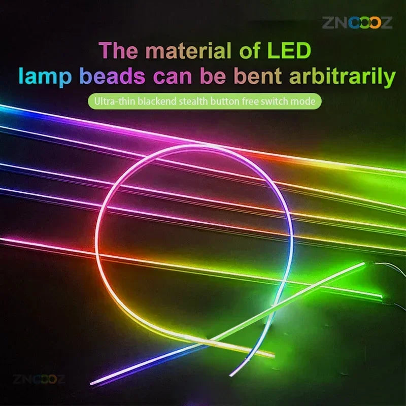 For Kia 64 Color RGB Symphony Car LED  Interior Ambient Light