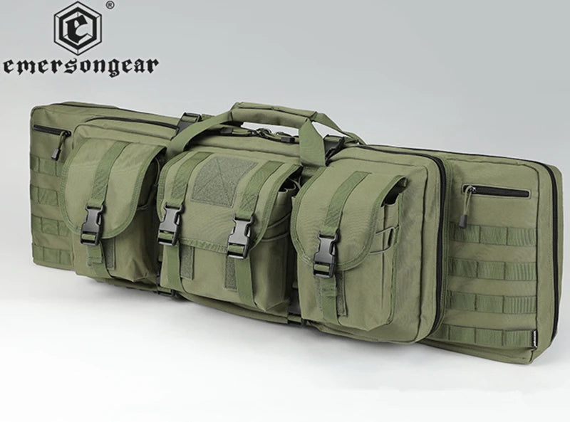 Emersongear Tactical Rifl Bag Double Gun Case Waterproof Carbine Backpack Molle System Rucksack Transportation Bag 94CM