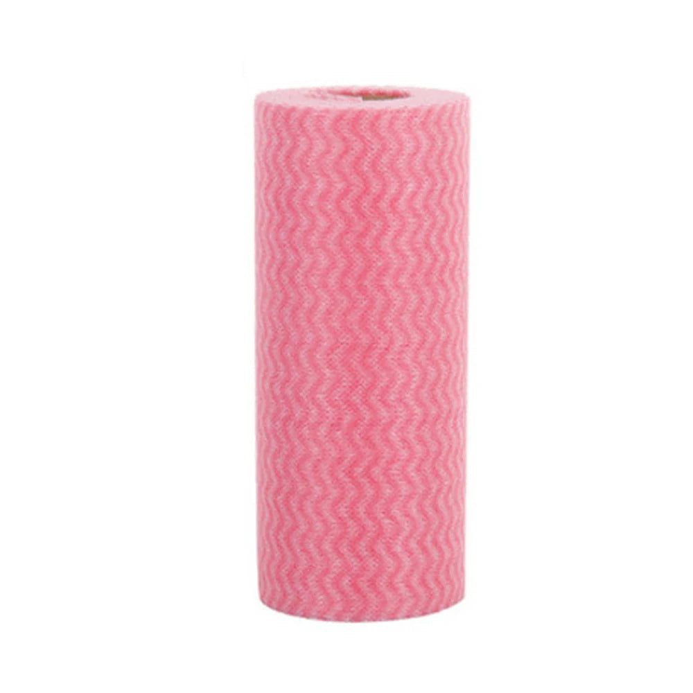 50 Count/Roll Cleaning Towels Reusable Cleaning Cloth Dish Rags Kitchen Paper Towels Handy Durable Multi Use Household Supplies