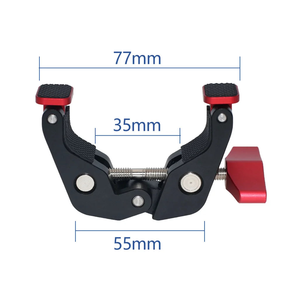 New Super Clamp Mount Aluminum with 3/8" 1/4" Female Clip for Camera Tripod Desk Table Magic Arm Video Studio Bracket Bicycle