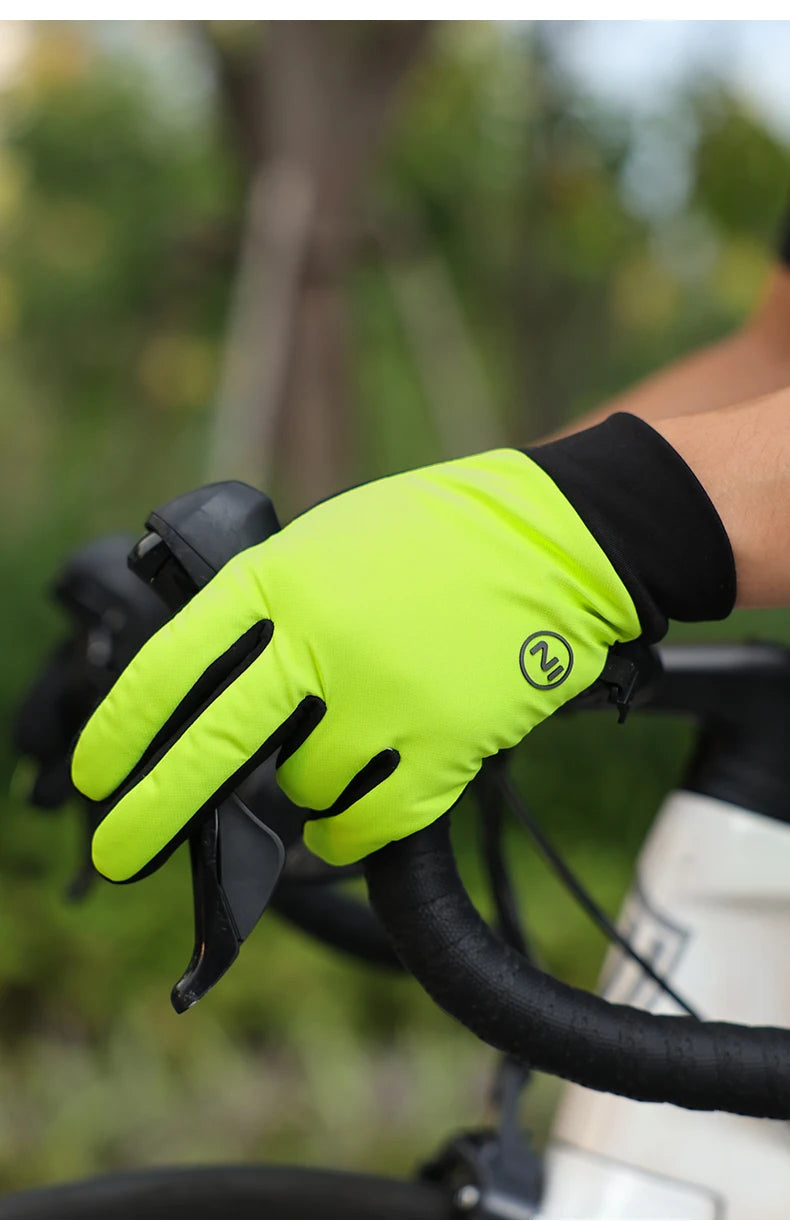 INBIKE Touchscreen Winter Gloves for Men Windproof Thermal Insulated Road Bike Cycling Gloves Man for Cold Weather E-Bike Riding